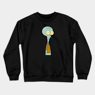 squidward, funny face Crewneck Sweatshirt